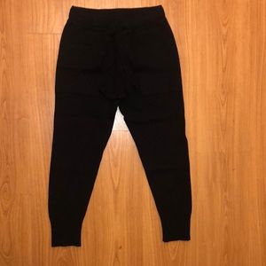 Fitted black joggers